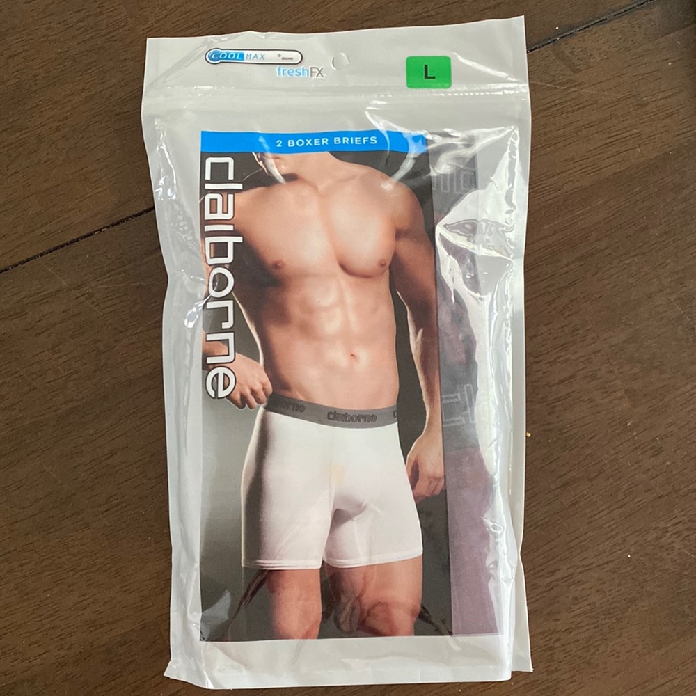 NWT Maroon Men’s boxer briefs. Sealed, unopened pkg of two.“Port wine” color